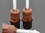 DENTAL MIXING TIPS With Short Intra oral Endo Tip Brown/White 48/pk