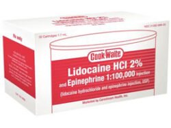 Cook-Waite Lidocaine HCL 2% with Epinephrine 1:100,000 (Rx)