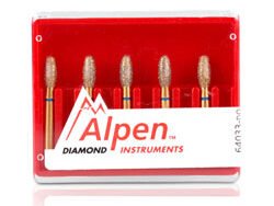 Alpen Diamond Burs- Round End Taper FG