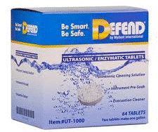 Defend Ultrasonic Enzymatic Tablets, 64 tabs/bx (Ultrasonic Enzyme)