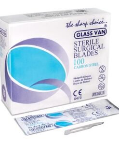 Surgical Blade Glassvan® Carbon Steel No. 12 Sterile Disposable Individually Wrapped