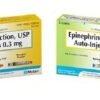 Alpha and Beta Adrenergic Agonist Epinephrine, 0.3MG Injection, Prefilled Auto-Injector 0.3 mL, Emergency Kit Medication