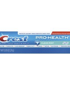 Crest Pro-Health Toothpaste, Clean Mint, Travel Size, 0.85 Ounces / 24 Gram (Pack of 12)