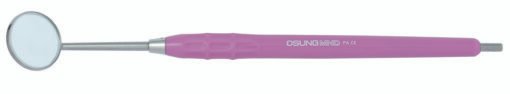 Dental Mirror, Softgrip Handle, Cone Socket, Purple, 5/pack