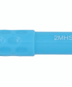 Dental Mirror, Softgrip Handle, Simple Stem, Blue, 5/pack