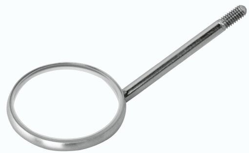 Dental Mouth Mirror #3, Simple Stem, 12 pcs, DMSS3