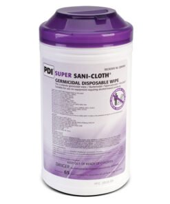 PDI Super Sani-Cloth Germicidal Disposable Wipes - Wipe Size 8"x14" - 65 Wipes Per Container