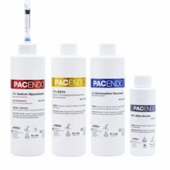 Pacdent PacEndo 5% Sodium Hypochlorite Refill Bottle, 480 ml/16 oz with 1 x Luer-Lock Dispensing Cap 