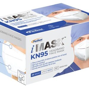 Pac-Dent IMask™ Premium KN95 Face Masks, Headloop, 25 pcs/Box