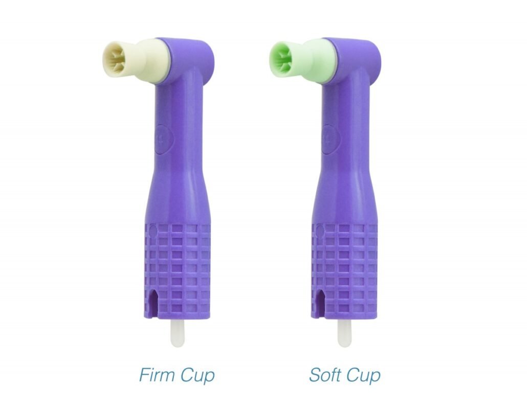PacDent ProAngle® Disposable Prophy Angle- Soft Green cup, standard package, 144 pcs. per box