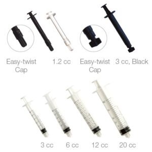 100x 12cc non-sterile Luer-Lock Syringe, Irrigation,Root Canal