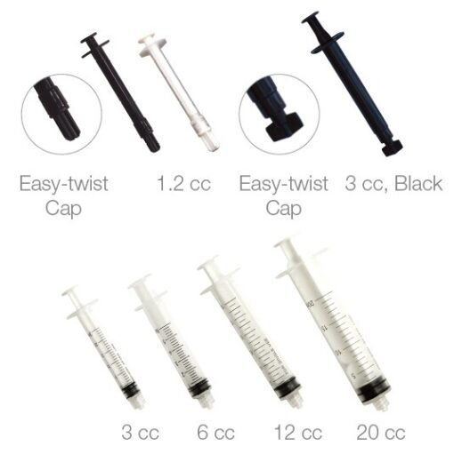 100x 12cc non-sterile Luer-Lock Syringe, Irrigation,Root Canal