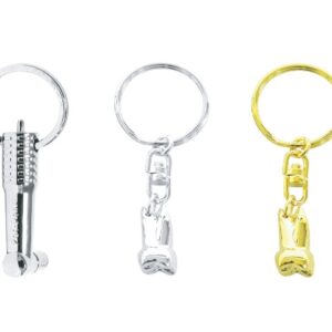 PacDent Key Chains - PDPA Prophy angle key chain (color: silver)