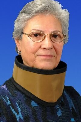 Cling Shield Neck /Thyroid Collar (Approx. 22 5/8" x 4 1/4") - Black