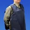 Palmero Healthcare Cling Shield Pano-Adult Dual Apron - Grey