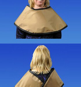 Palmero Healthcare Cling Shield® Adult Pano Stole Apron, No Collar - 30"x 12.5" - Black