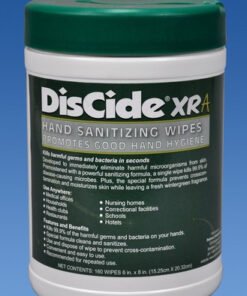 DisCide® XRA Hand Sanitizing Wipes, 	6" x 8", 160 count canister