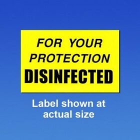 Palmero Healthcare Disinfected Labels - 250/roll