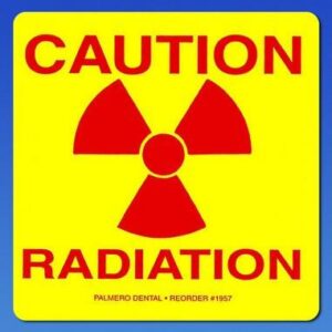 Palmero Healthcare Caution Radiation Labels - 5/pack