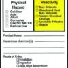 Palmero Healthcare  Hazardous Material Labels - 100/roll
