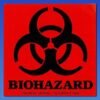 Palmero Healthcare  Biohazard Warning Labels - 100/roll