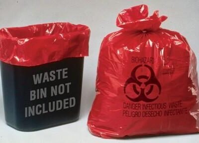 Palmero Healthcare  Dis-Pose 10 Gallon Infectious Waste Bags - 100/box
