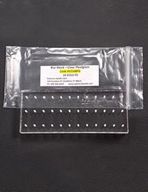 Palmero Healthcare Clear Plexiglass 36 Hole Bur Blocks - Friction Grip