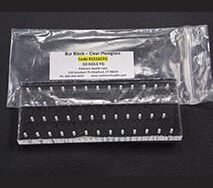 Palmero Healthcare  Clear Plexiglass 50 Hole Bur Blocks - Friction grip