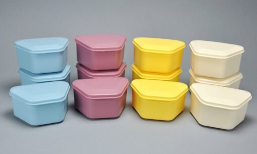 Palmero Healthcare Denture Boxes - 12 pack - Assorted Colors