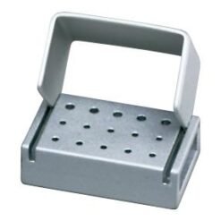 Palmero Healthcare Anodized Aluminum 15-Hole Bur Blocks - Friction Grip