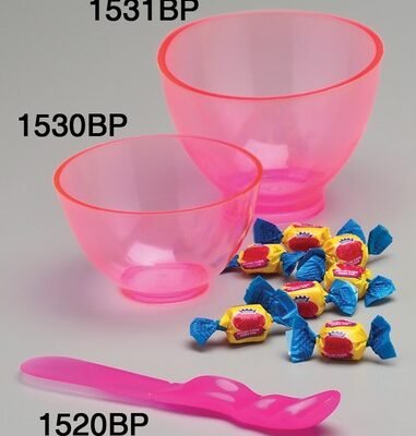 Candeez Bubblegum/Pink Scented Flexible Mixing Bowls - Medium