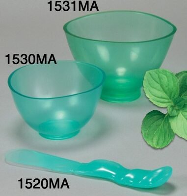 Candeez Mint/Aquamarine Scented Flexible Mixing Bowls - Medium