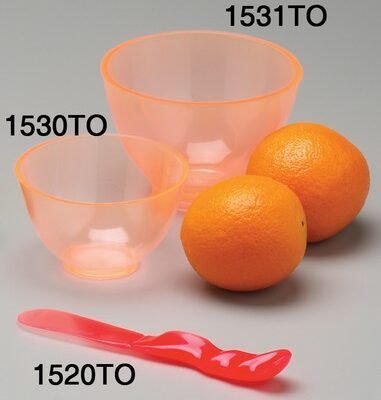 Candeez Tangerine/Orange Scented Flexible Mixing Bowls - Medium