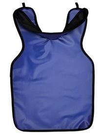 Cling Shield® Adult Protectall Apron, with Neck Collar - Light Grey