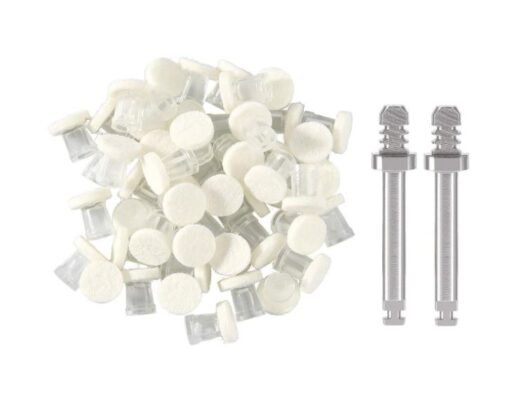 Plasdent Super Buff Discs Kit, Snap-On, 2 Mandrels, 50 Discs, MAX 15000 / CP 0.8N.