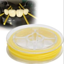 Plasdent Dental Dam Stabilizing Cord, Latex Free, NON-STERILE, Medium (1.8 mm) 6 5/6' (2.1m)
