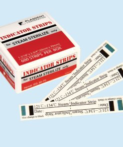 Plasdent Indicator Strips, 1 3/16” x 2 ¾”, Steam Sterilization, (600pcs/box)