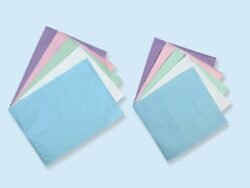 Plasdent TISSUE/POLY HEADREST COVERS, Large, 10" x 13" (500pcs/box) - WHITE