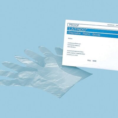 Plasdent LATINDO PLASTIC GLOVES Size: Small (100pcs/box) 
