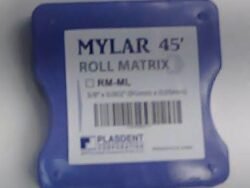Plasdent Mylar Roll Matrix Dispenser, 45', 9 1/2mm (3/8) x 0.05mm (0.002)