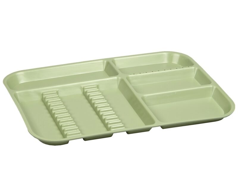 Plasdent DIVIDED TRAY SIZE A (Chayes) - Dimension: 13¾" x 10⅝" x ⅞" - WHITE