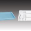 Plasdent FLAT TRAY SIZE D (A-Dec, Den-Tal-Ez) *Sized to Fit A-Dec, Den-Tal-Ez Tray Racks- Dimension: 12⅜" x 7¾" x ¾" - WHITE