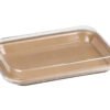 Plasdent FLAT TRAY SIZE F (Mini) - Dimensions: 9⅝" x 6⅝" x ⅞" - WHITE 