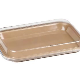 Plasdent FLAT TRAY SIZE F (Mini) - Dimensions: 9⅝" x 6⅝" x ⅞" - WHITE 