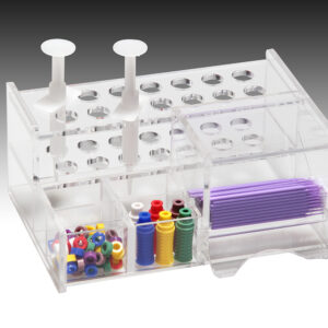 Plasdent SMALL MULTIPURPOSE COMPOSITE SYRINGE ORGANIZER (SINGLE DISPENSER)