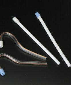 Plasdent FLEXJET™ SALIVA EJECTORS SOFT, Clear with White Tip (100pcs/bag, 10bag/box, 4box/case)