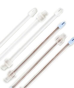 Plasdent LOCKED END SALIVA EJECTORS,  Clear with BlueTip (100pcs/bag)