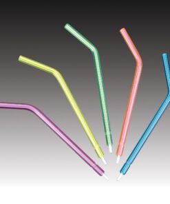 Plasdent Neon 3 Way Syringe Tips, Assorted 5 Neon Colors (250pcs/bag)