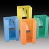 Plasdent SINGLE VERTICAL GLOVE BOX DISPENSER, available in 4 colors : 2-Blue, 3-Yellow, 4-Green & 12-Tangerine