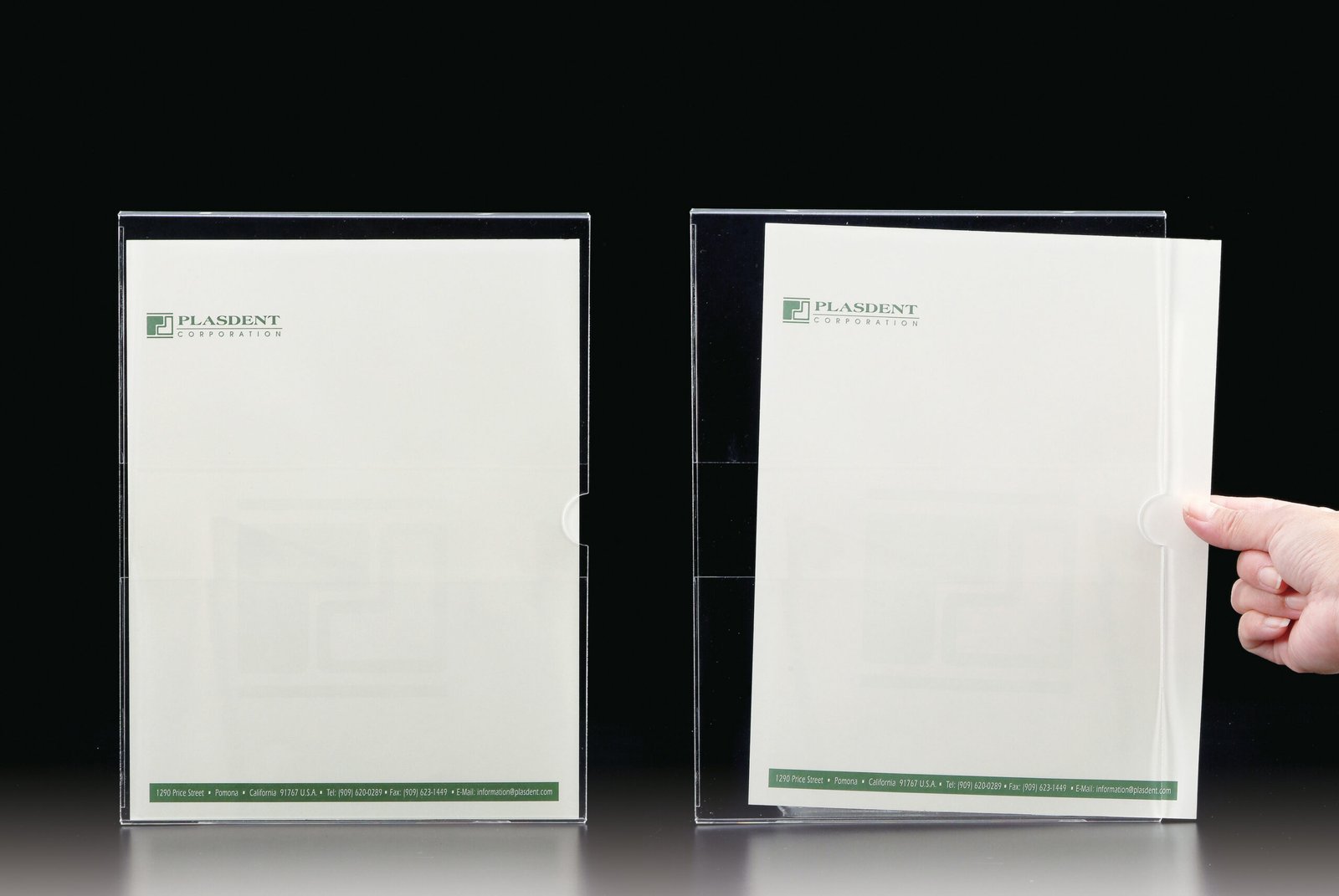 Plasdent ACRYLIC DOCUMENT FRAME-WALL MOUNT for (8½" x 11") LETTER SIZE